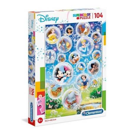 Puzzle 104 Super kolor Disney classic