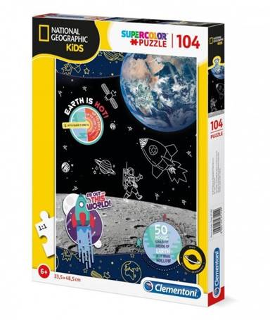 Puzzle 104 elementów National Kids Space Explorer