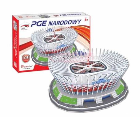 Puzzle 105 elementów 3D Stadion PGE Narodowy