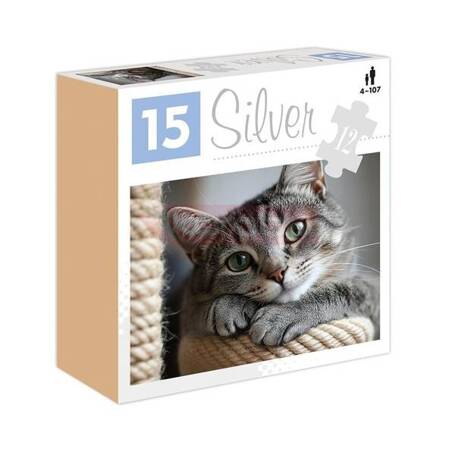 Puzzle 12 Kot Silver ALEX