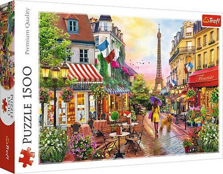 Puzzle 1500 elementów Urok Paryża