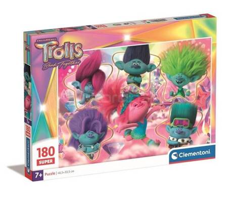 Puzzle 180 Super Kolor Trolls 3