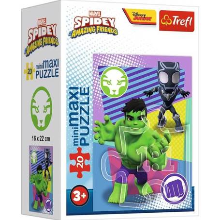 Puzzle 20 miniMaxi-Niesamowity Spidey 4 TREFL