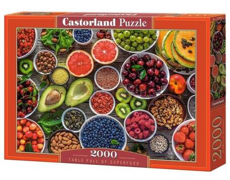 Puzzle 2000 Table Full of Superfood CASTOR