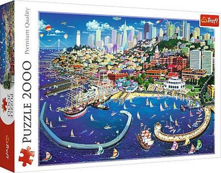 Puzzle 2000 elementów - Zatoka San Francisco