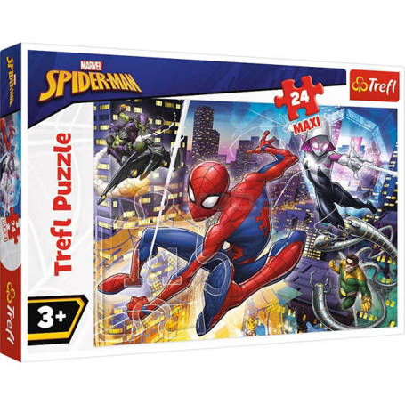 Puzzle 24 elementy Maxi - Nieustraszony Spider-Man