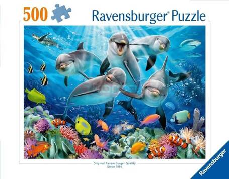 Puzzle 2D 500 Delfiny