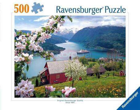 Puzzle 2D 500 Skandynawska idylla