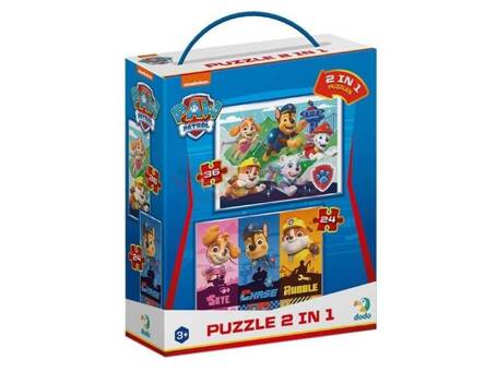 Puzzle 2w1 Paw Patrol Dobre szczenięta