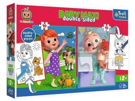 Puzzle 2x10 Baby Maxi Cocomelon Przyjaciele TREFL