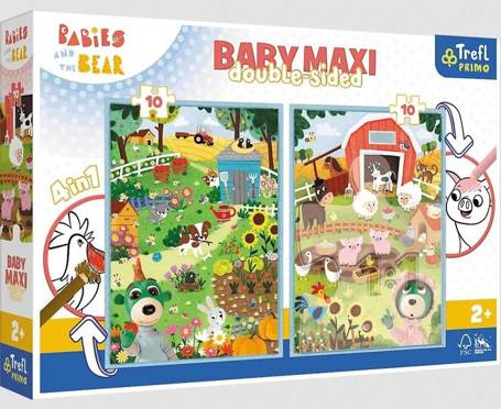 Puzzle 2x10 Baby Maxi Poznaj Bobaski TREFL