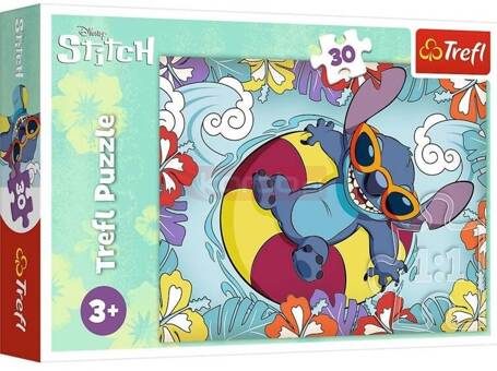 Puzzle 30 Lilo&Stitch na wakacjach TREFL