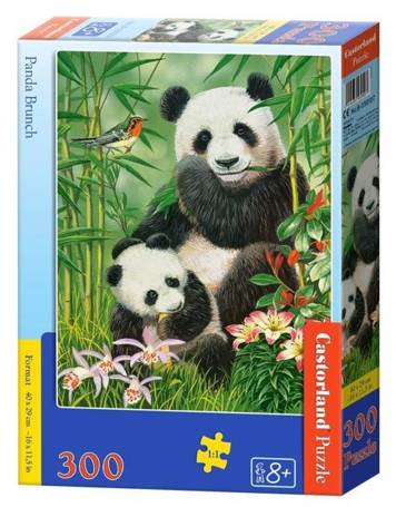 Puzzle 300 Panda Brunch CASTOR