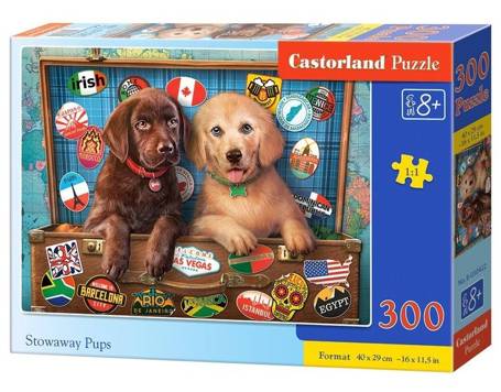 Puzzle 300 Stowaway Pups CASTOR