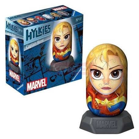 Puzzle 3D Hylkies: Kapitan Marvel