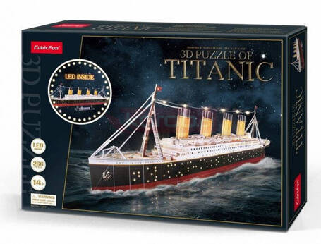 Puzzle 3D Titanic LED