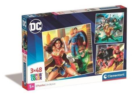 Puzzle 3x48 Super Kolor DC Justice League