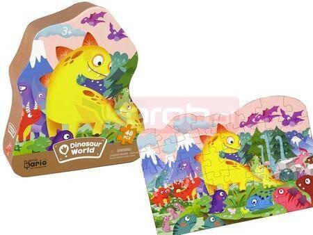 Puzzle 48 Dinozaur wulkan