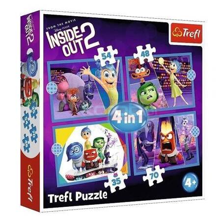 Puzzle 4w1 W głowie się nie mieści 2 TREFL