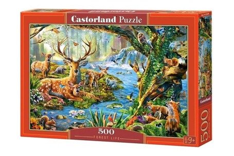 Puzzle 500 Forest Life CASTOR