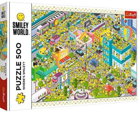 Puzzle 500 Gdzie jest Smiley?