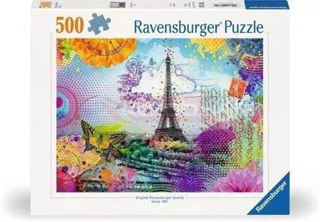 Puzzle 500 Pocztówka z Paryża