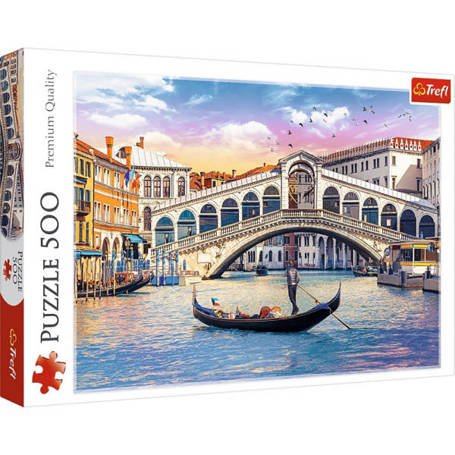 Puzzle 500 elementów Most Rialto Wenecja