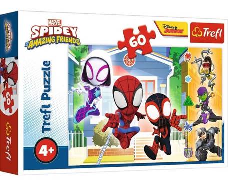 Puzzle 60 W świecie Spidey'a TREFL