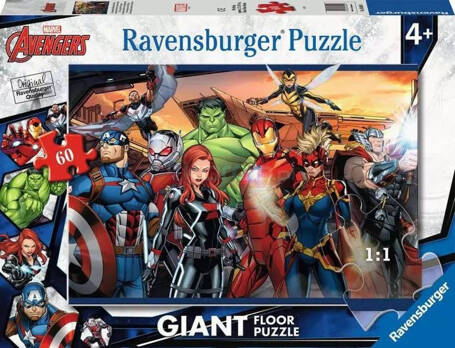 Puzzle 60 elementów Avengers Gigant 