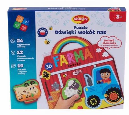 Puzzle Dźwięki wokół nas - Farma