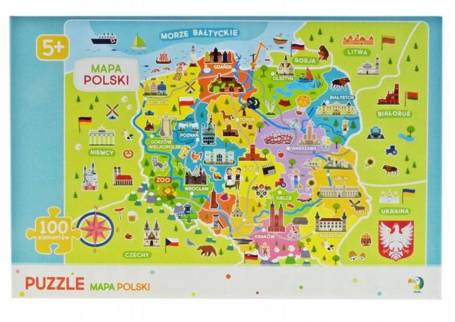 Puzzle Mapa Polski