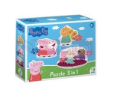 Puzzle Peppa Pig 3 in1