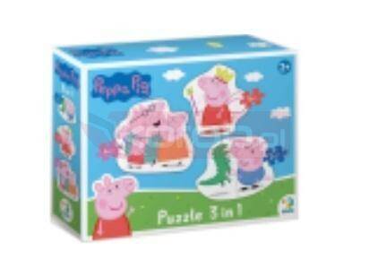 Puzzle Peppa Pig 3 in1