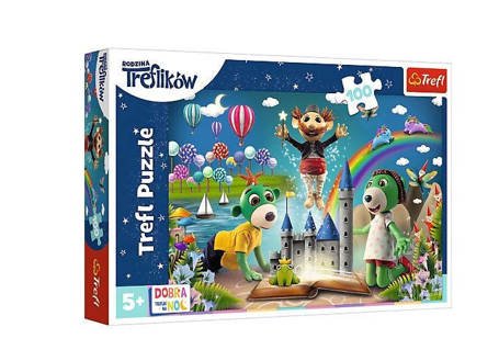 Puzzle Trefliki Bajkowy wieczór - Dobranoc, 100 elementów