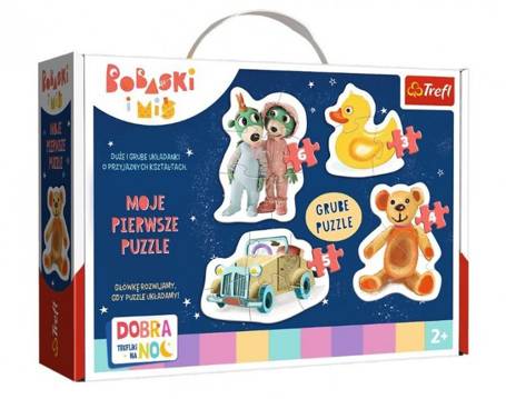 Puzzle Urocze Bobaski - Dobranoc, Trefliki na noc