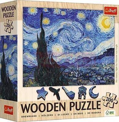 Puzzle drewniane 200 Gwiaździsta Noc TREFL