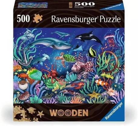 Puzzle drewniane 500 Podwodny świat