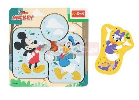 Puzzle drewniane Mickey Mouse & Friends 6el TREFL