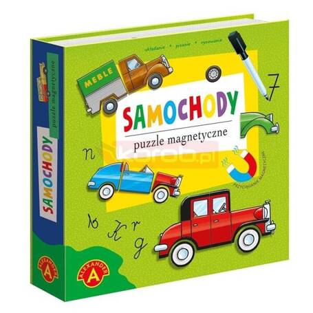 Puzzle magnetyczne - Samochody ALEX