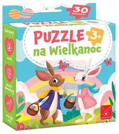 Puzzle na Wielkanoc 3+