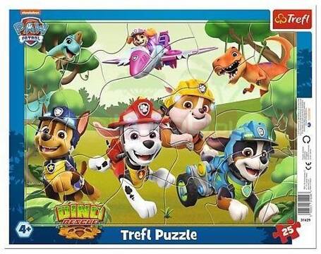 Puzzle ramkowe 25 Wyczynowe triki piesków TREFL