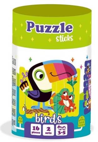 Puzzle sticks. Ptaki