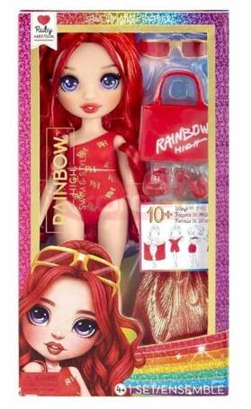 Rainbow High Swim&Style Fashion Doll - Ruby