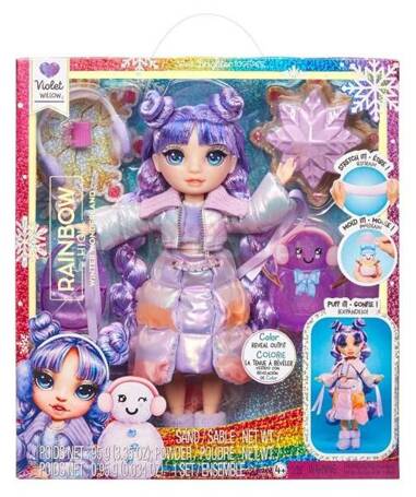 Rainbow High Winter Wonderland Doll- Violet Purple