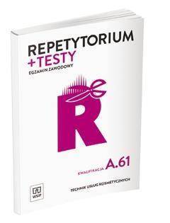 Repetytorium i testy egz. Tech. usług kosmet. A.61