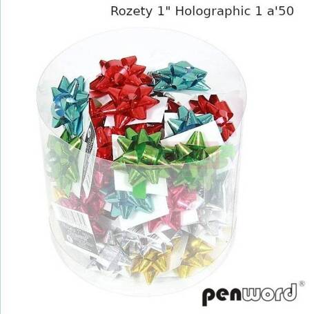 Rozety holographic (50szt)