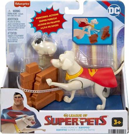 SUPER PETS FIGURKA PIES KRYPTO + akcesoria HGL12