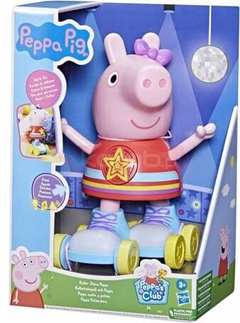 ŚWINKA PEPPA NA WROTKACH duża figurka 28 cm ze światłem, dźwiękiem F4831