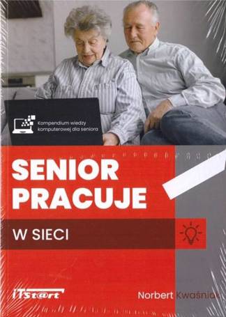 Senior pracuje w sieci