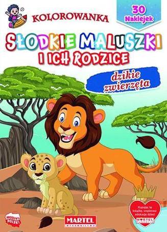 Słodkie maluszki i ich rodzice. Dzikie zwierzęta